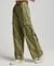 LOW RISE WIDE LEG CARGO PANTS