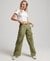 LOW RISE WIDE LEG CARGO PANTS