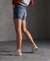 DENIM MID LENGTH SHORT
