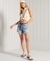 MID RISE SLIM SHORTS
