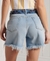 MID RISE SLIM SHORTS