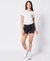 MID RISE SLIM SHORTS