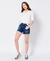 MID RISE SLIM SHORTS