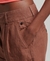 OVERDYED LINEN SHORTS