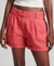 OVERDYED LINEN SHORTS