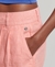 OVERDYED LINEN SHORTS