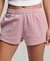 S LOGO VELOUR SHORTS