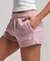 S LOGO VELOUR SHORTS