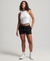 VINTAGE LOGO EMBROIDERED JERSEY SHORTS