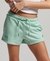 VINTAGE LOGO EMBROIDERED JERSEY SHORTS