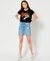 VINTAGE DENIM MINI SKIRT