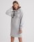 OVERSIZED SCANDI HOODED DRESS