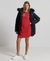 WOVEN T-SHIRT DRESS