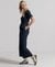 STUDIOS SHORT SLEEVE JACQUARD JUMPSUIT