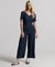 STUDIOS SHORT SLEEVE JACQUARD JUMPSUIT