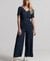 STUDIOS SHORT SLEEVE JACQUARD JUMPSUIT