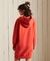 TONAL CITY HOODIE DRESS