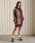 TONAL CITY HOODIE DRESS
