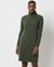 STUDIOS FUNNEL NECK KNIT DRESS