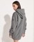 COLLEGE GRAPHIC OVERSIZED HOODIE DRESS