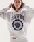 COLLEGE GRAPHIC OVERSIZED HOODIE DRESS