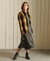 WOVEN LONG SLEEVE MIDI DRESS