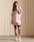 VINTAGE LOGO EMBROIDERED HOODIE DRESS