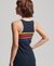 ORGANIC COTTON VINTAGE STRIPE DRESS