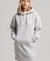 ORGANIC COTTON VINTAGE LOGO HOODIE DRESS