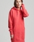 ORGANIC COTTON VINTAGE LOGO HOODIE DRESS
