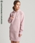 ORGANIC COTTON VINTAGE LOGO HOODIE DRESS