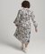 PRINTED MIDI LONG SLEEVE DRESS