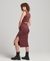 BACK DETAIL JERSEY MIDI DRESS