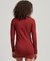 LONG SLEEVE RIB BODYCON MINI DRESS