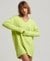 KNITTED V NECK JUMPER DRESS