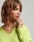 KNITTED V NECK JUMPER DRESS