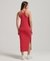 STRAP BACK JERSEY MIDI DRESS