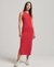 STRAP BACK JERSEY MIDI DRESS