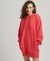 ORGANIC COTTON EMBROIDERED LOGO SWEAT DRESS