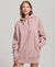 ORGANIC COTTON EMBROIDERED LOGO SWEAT DRESS