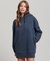 ORGANIC COTTON EMBROIDERED LOGO SWEAT DRESS