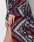 PRINTED LONG SLEEVE MIDI DRESS