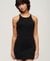 EMBROIDERED RIB RACER DRESS