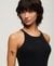 EMBROIDERED RIB RACER DRESS