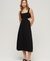 JERSEY CUTOUT MIDI DRESS