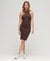RIB BODYCON MIDI DRESS