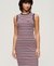 RIB BODYCON MIDI DRESS