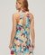 SLEEVELESS PRINTED MINI DRESS