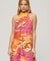 SLEEVELESS PRINTED MINI DRESS