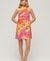 SLEEVELESS PRINTED MINI DRESS